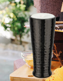 Stainless Steel Tall Hammered Double Wall Beer Glass/Tumbler - Pack of 1