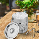 Stainless Steel - Double Wall Ice Bucket with Tong - Swrill