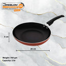 GREBLON Non Stick Frying Pan (Gas Stove Compatible Only) - Copper, 26cm