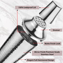 Cocktail Shaker with Built-in Bartender Strainer & Peg Measurer - Half Hammered, 500 ml