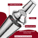 Stainless Steel Cocktail Shaker with Strainer - 500 ml