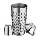Diamond - Cocktail Shaker with Strainer & Peg Measurer - 500 ml