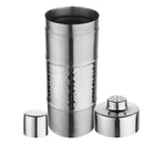 Stainless Steel Cocktail Shaker with Strainer - Tall Hammered, 500 ml