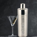 Stainless Steel Cocktail Shaker with Strainer - 500 ml